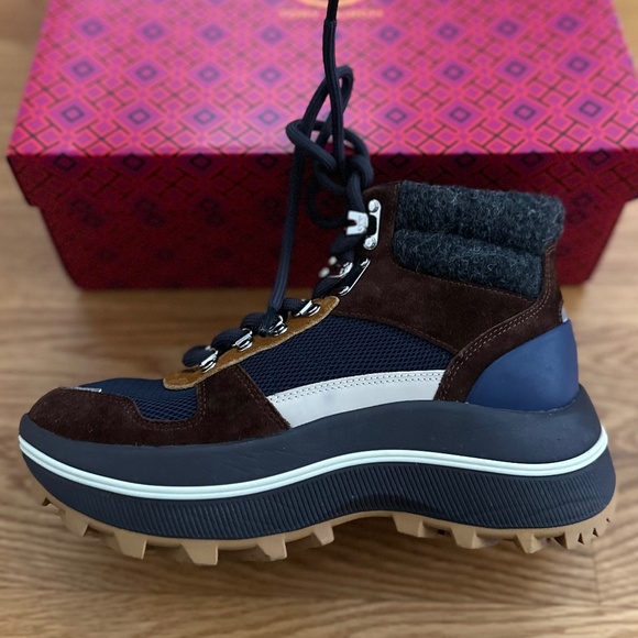 Tory Burch NIB Adventure Hiker Boots (8) - Picture 13 of 16